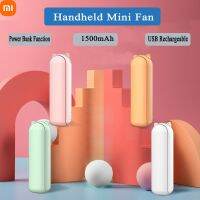 XIAOMI Portable Fan 1500mAh Charging Handheld Electric Fan 3 In1 Foldable Pocket Hair Dryer With Power Bank Suitable For Outdoor