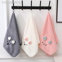 ❀ 35x75cm Cute Cartoon Soft Hand Face Towel Coral Fleece Super Absorbent Quick-drying Towels For Home Wall Mounted Bath Supplies