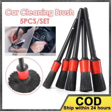 3pcs Car Detailing Brushes Set Soft Auto Detailing Brush Kit