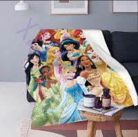 Princess Wool Blanket xzx180305 Girls Multi Size Princess Blanket 15