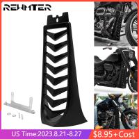 Motorcycle Black Front Lower Radiator Chin Fairing Spoiler Frame Cover For Harley Softail Fat Street Bob Breakout FXBR 2018-2022