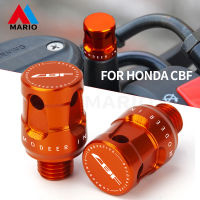 สำหรับ Honda CBF CBR CBR300R CBR500R CBR650R รถจักรยานยนต์ M10 * 1.25 CNC อลูมิเนียมกระจกปลั๊กสกรู Bolt อุปกรณ์เสริม