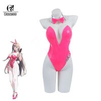 ROLECOS Viper Bunny Girl Costume NIKKE Goddess Of Victory Women Sexy Cosplay Bunny Suit Viper Pink Jumpsuits