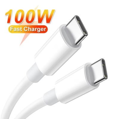 Original 100W PD Type-C to USB Type C Charging Cable For Samsung Huawei P30 Xiaomi Redmi Poco USB-C Fast Charger Data Cable Wire Wall Chargers