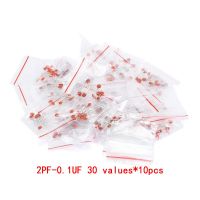 300pcs/lot Ceramic capacitor set pack 2PF-0.1UF 30 values*10pcs Electronic Components Package capacitor Assorted Kit samples Diy WATTY Electronics