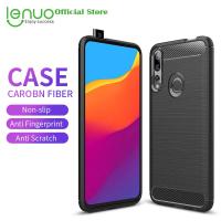 【Online】 【New-store】 Lenuo Soft Case สำหรับ P Smart Z และ Y9นายกรัฐมนตรี2019คาร์บอนไฟเบอร์ซิลิโคนกรณีแปรงโทรศัพท์มือถือ TPU ปกหลังปลอกสำหรับ Y9นายกรัฐมนตรี2019