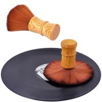 XHLXH Practical Anti-static Soft Wooden Handle Turntable Brush Vinyl Record Cleaner Stylus Dust Remover LP Cleaning Tool