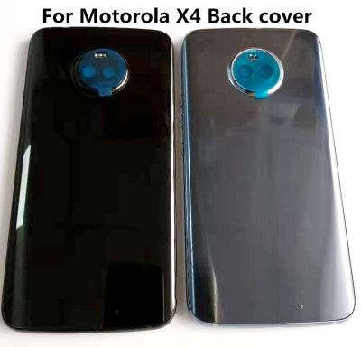 ใหม่ฝาครอบ XT1900 Motorola Moto X4ที่มีกรอบตรงกลางของแท้สำหรับ Moto X4ฝาปิดช่องหลังเคสกระจกเปลี่ยน