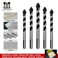 Free Shipping 10 pieces 6mm 8mm Twist Spade Drill Triangle Hex Shank Drill Bits For Ceramic Tile Concrete Glass Marble Etc.