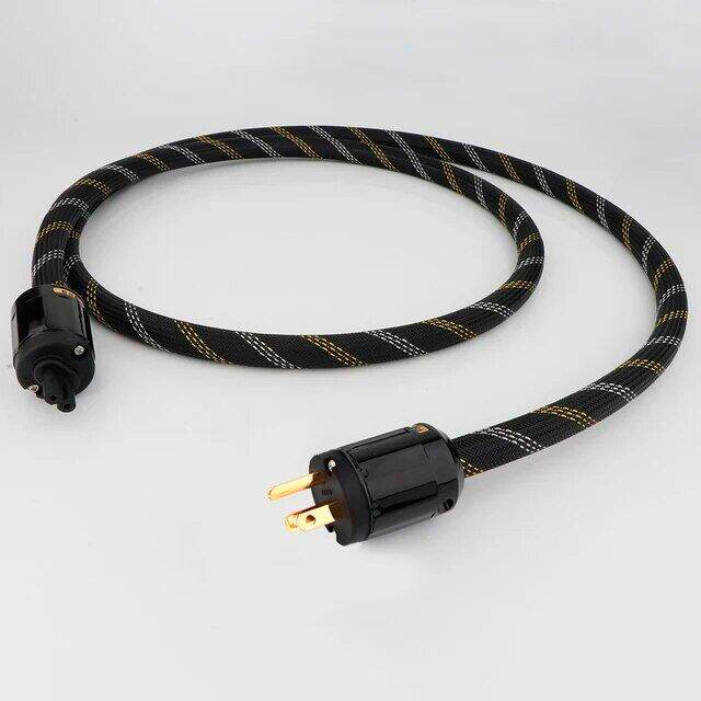New HiFi Audio AC Power Cable, Schuko Power Cord, HiFi Audiophile Power