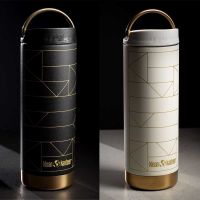 Klean Kanteeen - LIMITED EDITION TKWide 16oz Insulated Water Bottle With Cafe Cap Geometric ประกันศูนย์