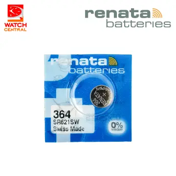 Renata 364 - SR621SW Battery - 100 Pieces