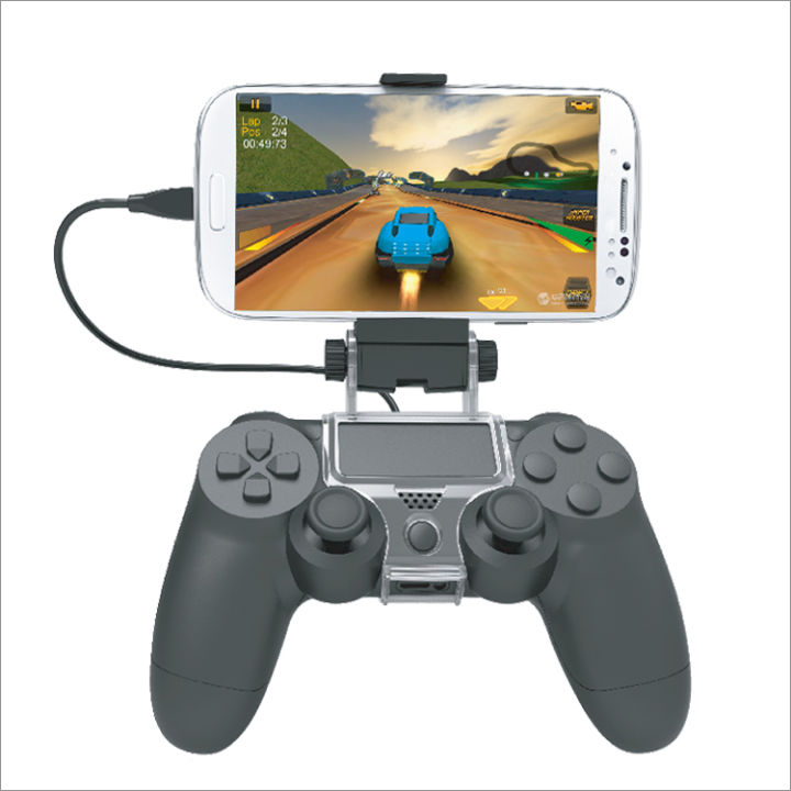 dobe-mobile-phone-clamp-for-ps4-controller-คลิปยึดมือถือกับจอย-ps4-ที่จับมือถือสำหรับเล่นเกมส์-ps4-dobe-mobile-clip
