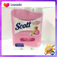 ?Promotion? ส่งฟรี (แพ็ค 24 ม้วน) Scott Select Regular Roll Tissue สก๊อตต์® ซีเลคท์ กระดาษชำระสีขาว ความยาวมาตรฐาน มีเก็บปลายทาง