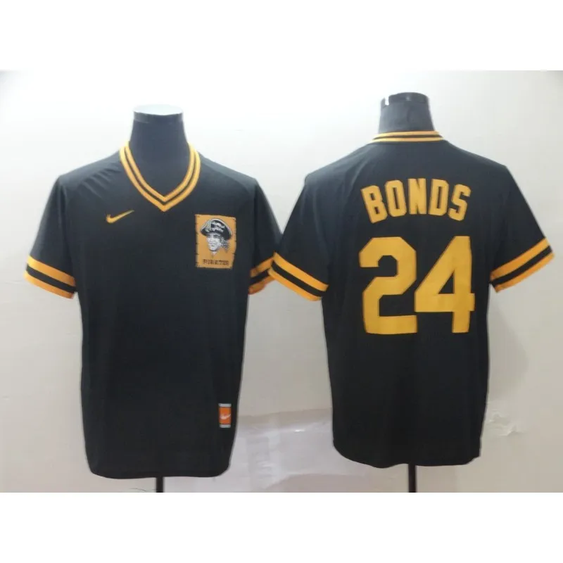 Pittsburgh Pirates 24 Barry Bonds Throwback Mlb Yellow Inspired Style Polo  Shirts - Peto Rugs