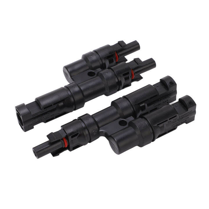 Solar T Connector, 1500V DC 50A Solar Y Branch Connector 2Pcs Long Life ...