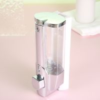 ❍▨ 1pc Liquid Soap Dispenser 350ml Press Hand-washer Container Wall Mount No-drip Visual Bottle Sanitizer Shampoo Gel Body Lotion