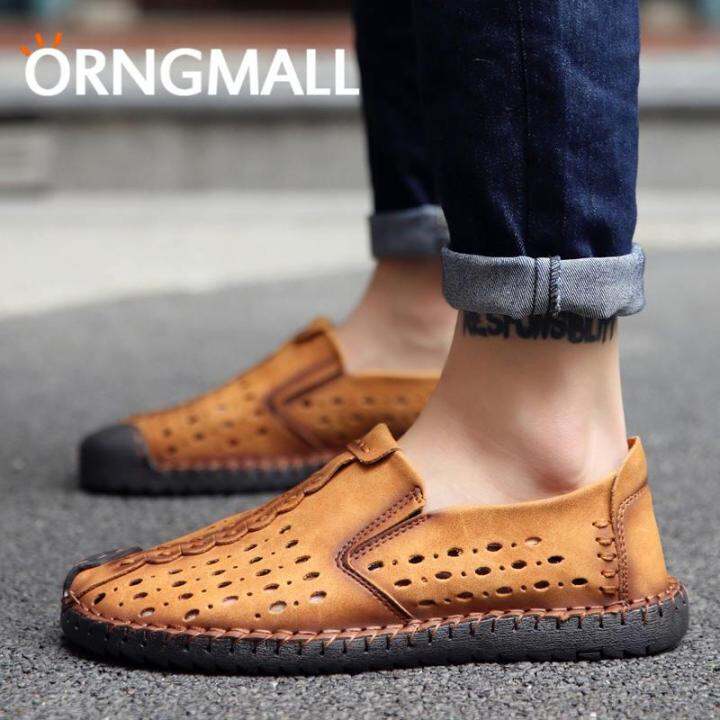 orngmall-ขายร้อนอิตาเลี่ยน-handmade-breathable-รองเท้าผู้ชายรองเท้าหนังลำลองรองเท้าอย่างเป็นทางการ-loafers-moccasin-flats-รองเท้าขนาดใหญ่ขนาด-38-46