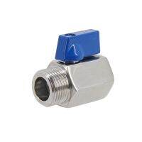 Stainless Ball Valve for Couplers &amp; Shanks 5/8" MALE BSP X 5/8" FEMALE BSP