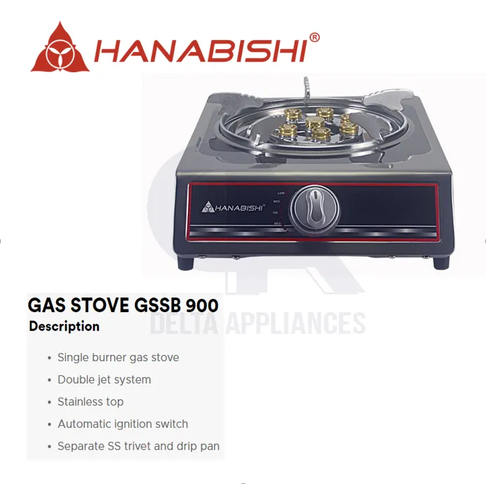 Hanabishi GSSB 900 Single Burner Gas Stove Lazada PH