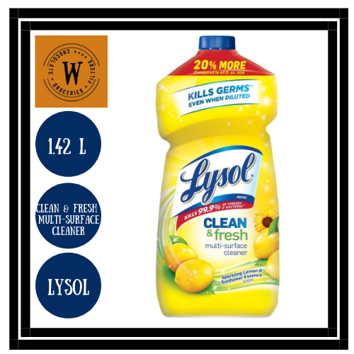 LYSOL Clean & Fresh MultiSurface Cleaner 1.42 L Lazada PH