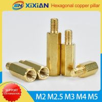 M2 M2.5 M3 M4 M5 Hex Brass Standoff Spacer Hexagon Stand off Motherboard Column Rack Stud Copper Pillar PCB Board Nut Bolt Screw Nails Screws Fastener