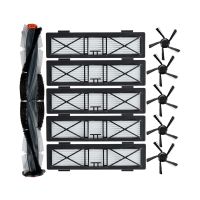 11แพ็คสำหรับ Neato Boac D4 D5 D6 D7อุปกรณ์เสริมเครื่องดูดฝุ่นหลักแปรงด้านข้างแปรง HEPA กรอง