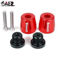 ZZOOI Motor Grip Handle Bar End Cap CNC Handlebar Grips Plugs Slider for Benelli BN600 BN302 TNT125 TNT300 TNT600 TNT 125 300 600