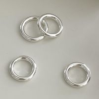(ring) : BUBBLE 4MM RING silver925 / แหวนเกลี้ยงเงินแท้ ขนาด4mm แหวนเรียบเงินแท้ (ราคาต่อวง) : YOUR WISHLIST