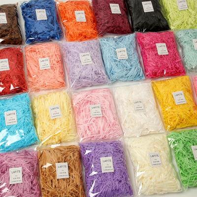 20g/50g Raffia Shredded Paper Wedding Valentines day Candy Box Gift Box Stuffing  Birthday Party Decoration Supplies