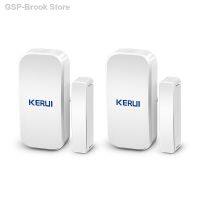 เครื่องตรวจจับ Kerui-D025 Magnético E Janela Sem Fio Sensor De Alarme De Segança ปุ่มกดแบบสัมผัส433MHz 2ชิ้น