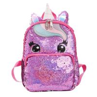 Parent-child Sequins Unicorn Backpack Bag Kids Backpacks Women Bags Bagpack School