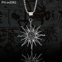 Hip Hop Rock Sun Zircon Pendants Necklaces Lovers Retro clavicle Chain Choker Necklace For Friends Women Men Fashion Jewelry Hot