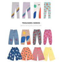 2021Children Girls Pants bobo 2021 Spring Summer Cute Printed Cartoon Girls Trousers Leggings Wide-leg Kids Boys Pants For 1-10Years