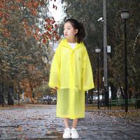 Hooded Raincoat Durable Breathable Comfortable Outdoor Kids Rain Poncho Outdoor Supply  Long Raincoat  Rain Cape