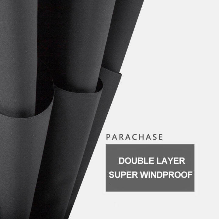 parachase-ร่มคันยาวขนาดใหญ่-ร่มกอล์ฟสองชั้นกันลม135ซม-เส้นผ่าศูนย์กลาง