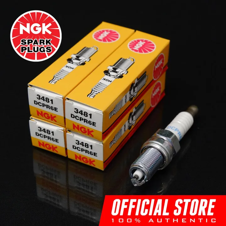 NGK DCPR6E Standard Spark Plugs for Suzuki Multicab, Alto, Mitsubishi