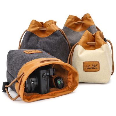 IRCTBV กระเป๋าใส่เลนส์กันน้ำอเนกประสงค์แบบพกพา,กระเป๋าใส่กล้อง Pouch Serut อุปกรณ์เสริมสำหรับกล้องอเนกประสงค์