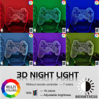 3d Illusion P4P Game Pad Led Night Light for Kids Child Bedroom Decor Event Prize Game Shop Idea Color Changing Desk Night Lamp