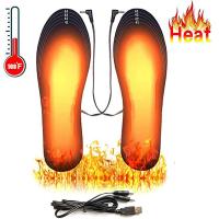 USB Heated Shoe Insoles Feet Warm Sock Pad Mat Electrically Heating Insoles Washable Warm Thermal Insoles Unisex WJ014 Shoes Accessories