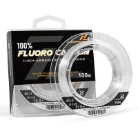 GB 100% Fluorocarbon ผู้นำบริสุทธิ์เอ็นตกปลาวัสดุ100M ที่ทนต่อการขัดถูจมเร็วแทบมองไม่เห็นสายเบ็ดตกปลา