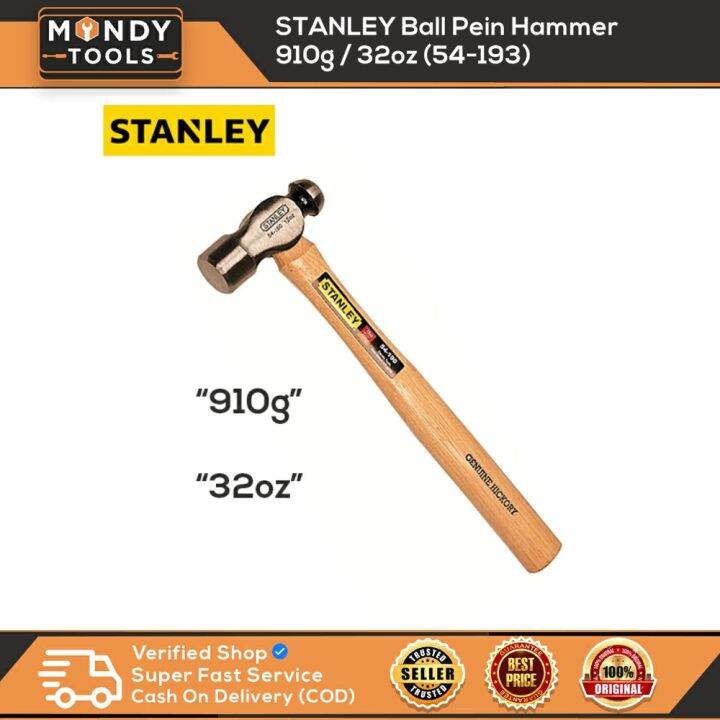 Stanley Ball Pein Hammer 910g / 32oz (54-193) (Original) | Lazada PH