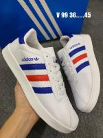 รองเท้าผ้าใบอดิดาส Super Star White-Blue size37-45 รุ่นยอดนิยม