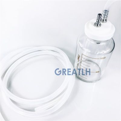 1000Ml Liposuction Fat Collection Canister Bottle Silicagel Hose Tube Autoclavable Liposuction Tools Beauty Health Equipment