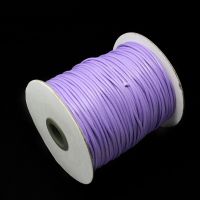 Lowest Price! 5meters 2MM Waxed Leather Thread Cord String Strap Necklace Rope for Necklace &amp; celet (PS-FXT009)