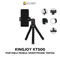 Kingjoy KT500 Portable Mobile Smartphone Tripod ขาตั้ง ขาตั้งกล้องมือถือ ขาตั้งโทรศัพท์ แบบหนวดปลาหมึก ดัดปรับขาได้