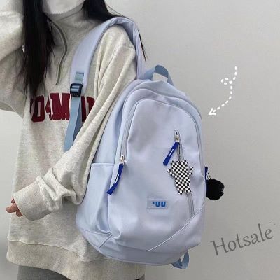 【hot sale】❈☽✐ C16 Ins Student Schoolbag Simple Girl Backpack Large Capacity Travel Bag