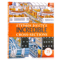 DK incredible big section Stephen biestys incredible cross sections English original book Stephen besty hardcover 25th Anniversary Edition