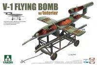 1/35 V-1 Flying bomb w/interior (จรวด V-1 พร้อมภายในของเยอรมันสมัย WW2), Takom #2151