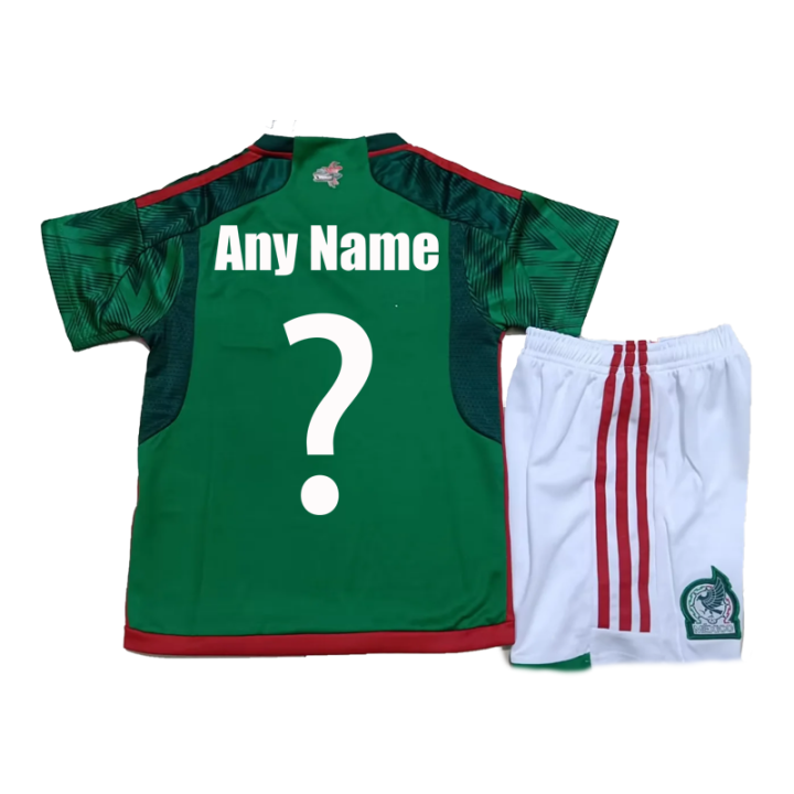 New customization Mexico Jersey Home 2022 World Cup for Kids 213 Years